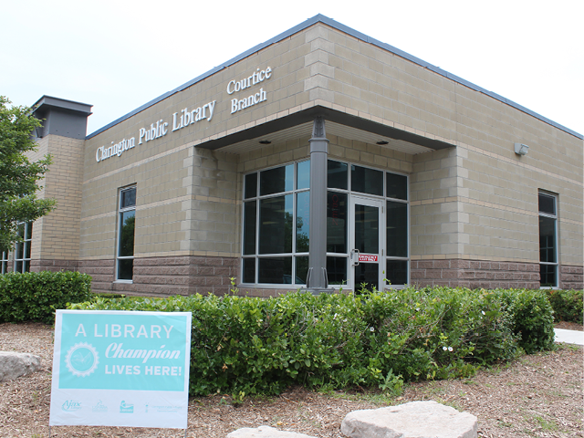 Front of the Courtice branch