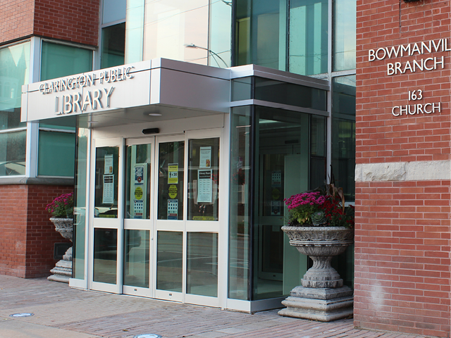 Front entrance of the Bowmanville Branch