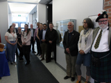 A group photo consisting of Clarington Council members, Clarington Library, Museums & Archives board members and staff.